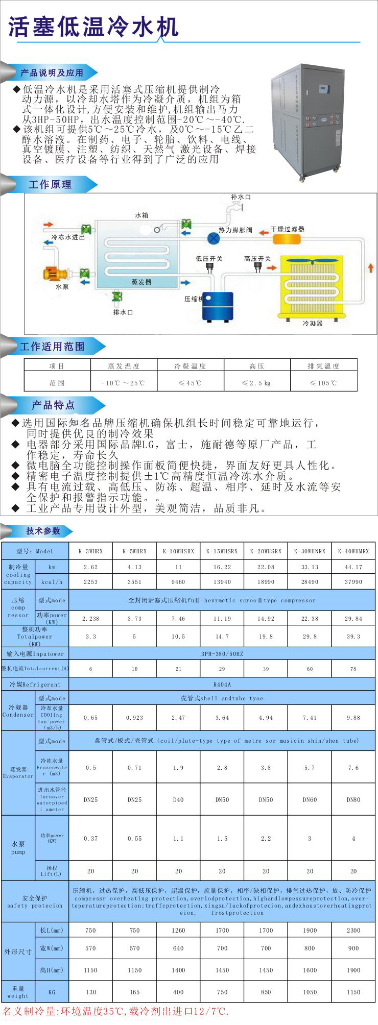 活塞低溫冷水機